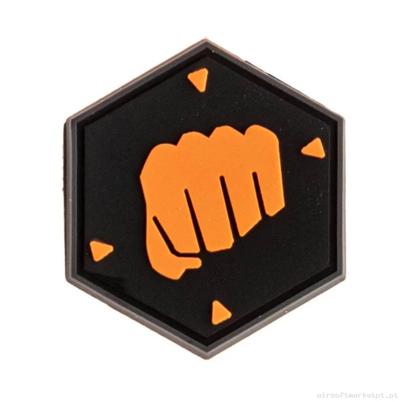 Parche Goma Relieve Sentinel Engrenagens Puño — Patches & Decoração — Airsoft Market PT