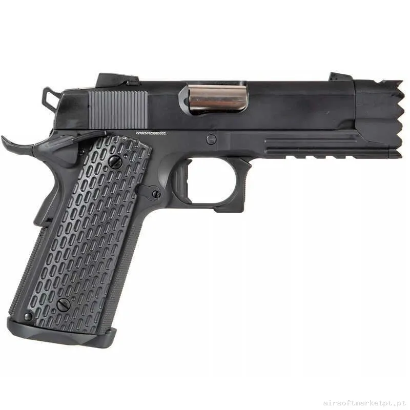 Pistola 1911 GBB Golden Eagle Strike Warrior Negra — Pistolas — Airsoft Market PT (foto 3)