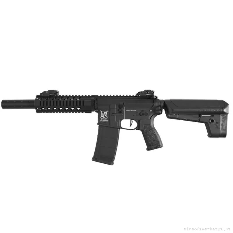 Réplica AEG M4 Delta Armory Bravo DA-B09 Silent Ops Combo Clássico preta — Rifles de Assalto (AR/M4/AK) — Airsoft Market PT