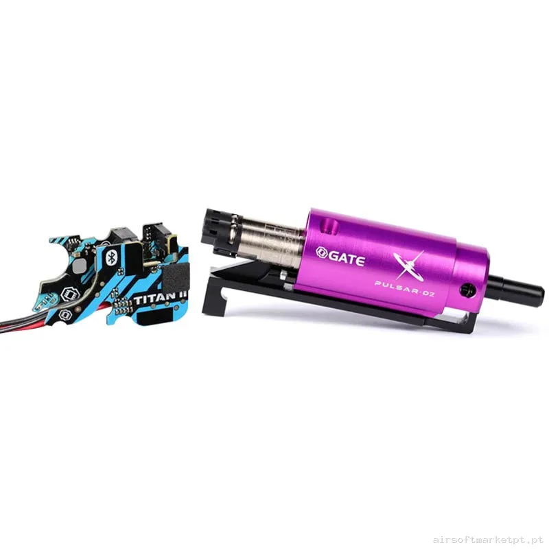 HPA Kit M4 Gate Pulsar D2 Rev.2 & Titan II Bluetooth Cabo Traseiro — HPA & Linhas — Airsoft Market PT