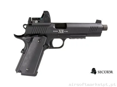 Colt 1911 Rudis Magna XII Secutor Preto — Pistolas — Airsoft Market PT (foto 2)