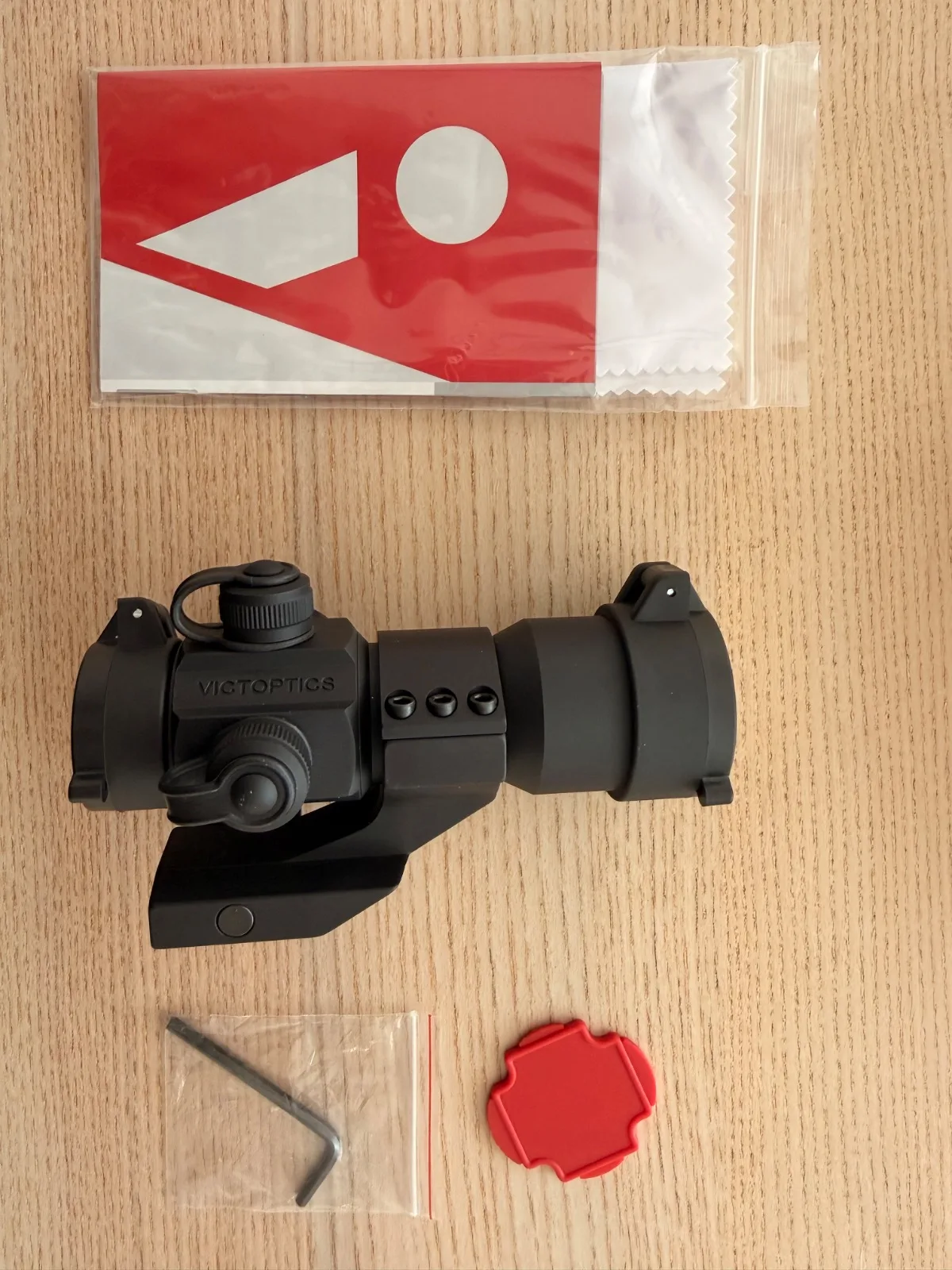 Mira red dot T4 1x28 Victoptics — Miras & Ópticas — Airsoft Market PT (foto 4)