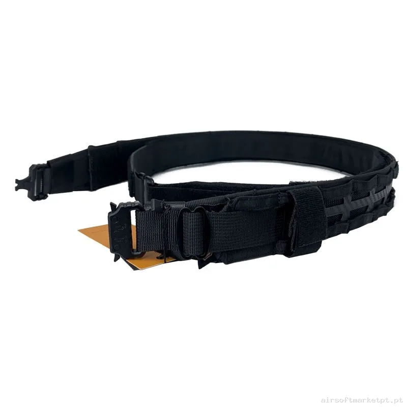 CINTURÓN FIRST LINE CONQUER FS BELT NEGRO - L — Gear Táctico — Airsoft Market PT