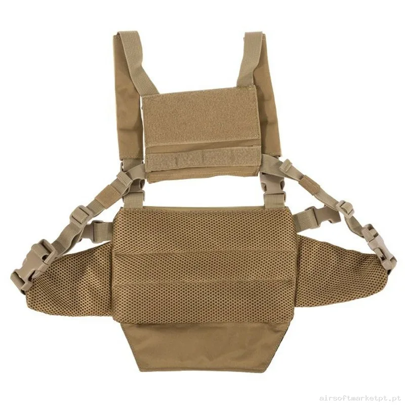 Chaleco Chest Rig Delta Tactics Speedsoft V1 Coyote — Coletes & Rigs — Airsoft Market PT (foto 3)
