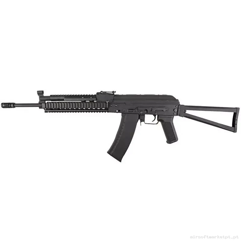 Réplica airsoft AEG AK74 Cyma Cm040k Rds74 Tático negra — Rifles de Assalto (AR/M4/AK) — Airsoft Market PT