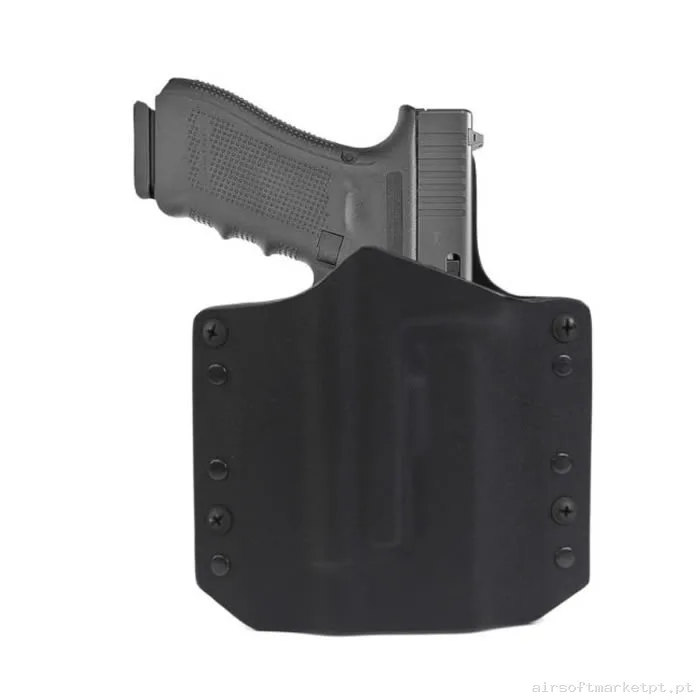 Pistolera Rígida Glock 17/19 Warrior Assault Ares Compatível com TLR-1/Tlr-2 Kydex preta — Coletes & Rigs — Airsoft Market PT