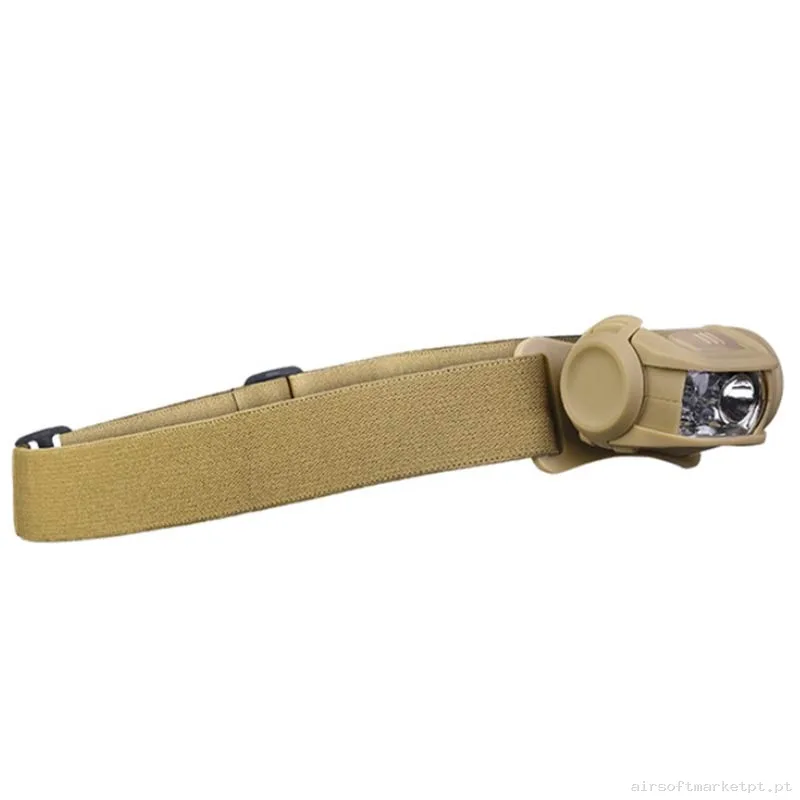 Lanterna de Cabeça Mil-Tec 4 Cores coyote — Lanternas & Lasers — Airsoft Market PT