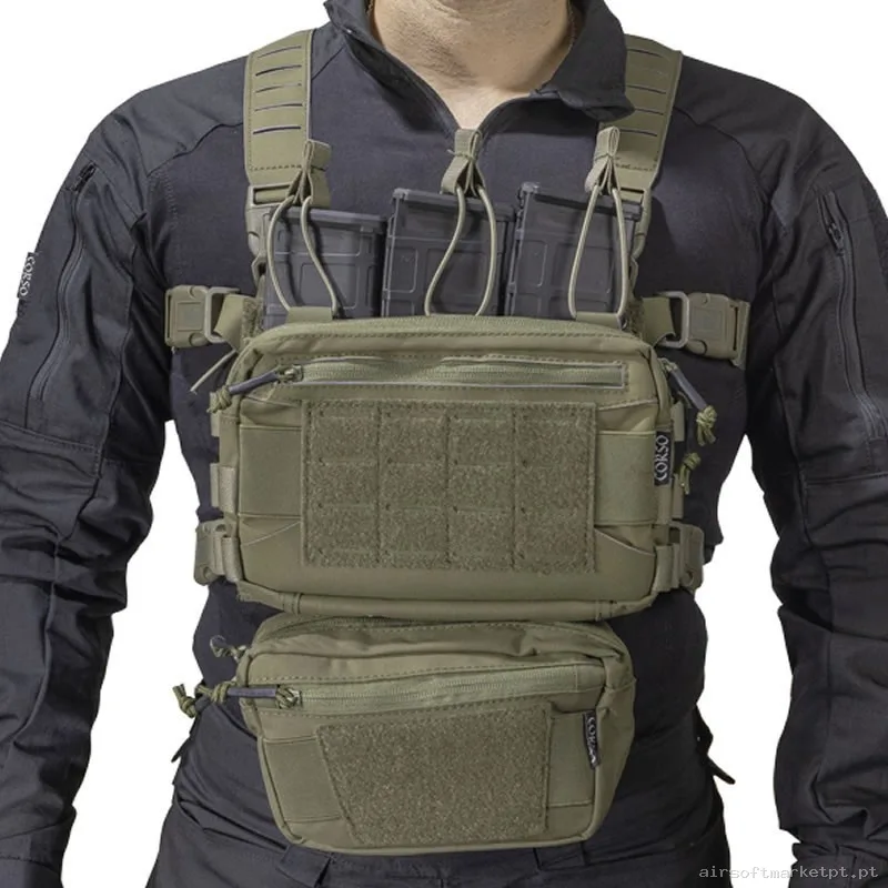 Chest Rig Corso Flint Mk1 Láser Ranger Green — Coletes & Rigs — Airsoft Market PT