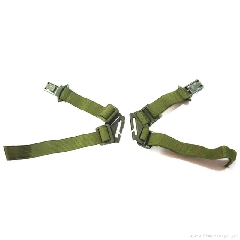 Cinturão tático para Máscara Wosport Starker II/IV e Capacete verde od — Proteção Ocular & Facial — Airsoft Market PT