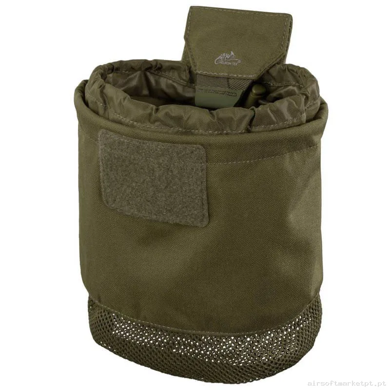 Pouch Bolsa Descarga Enrollable Helikon-Tex Competition Dump verde od — Coletes & Rigs — Airsoft Market PT