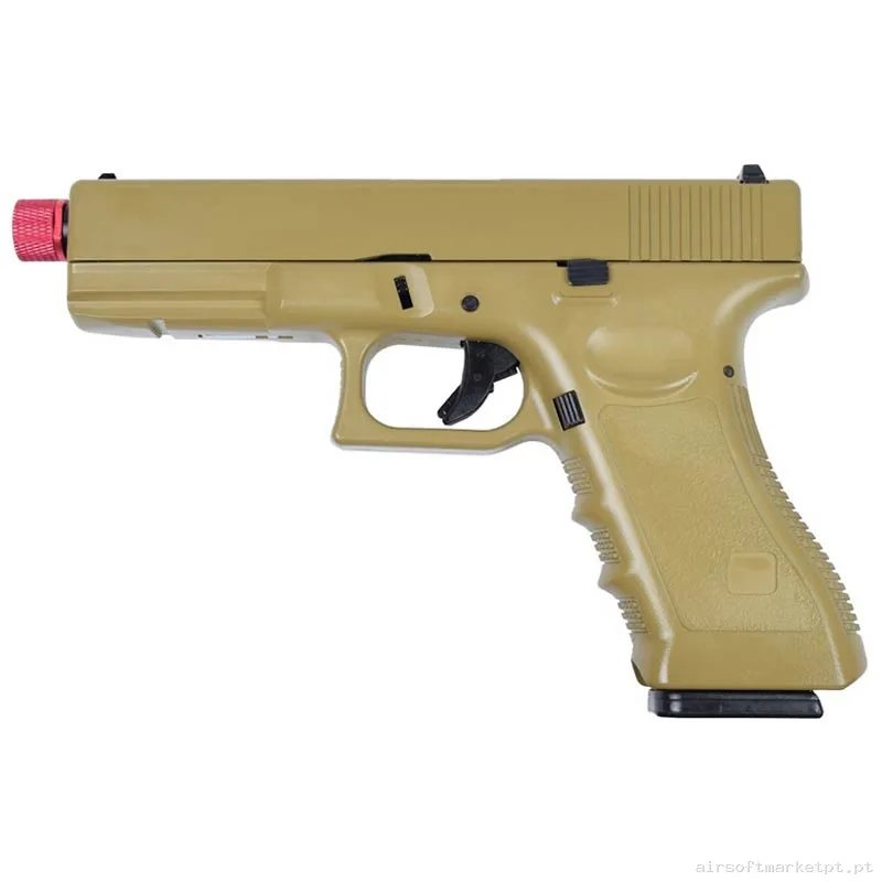 Réplica GBB Pistola G17 Vigor tan — Pistolas — Airsoft Market PT