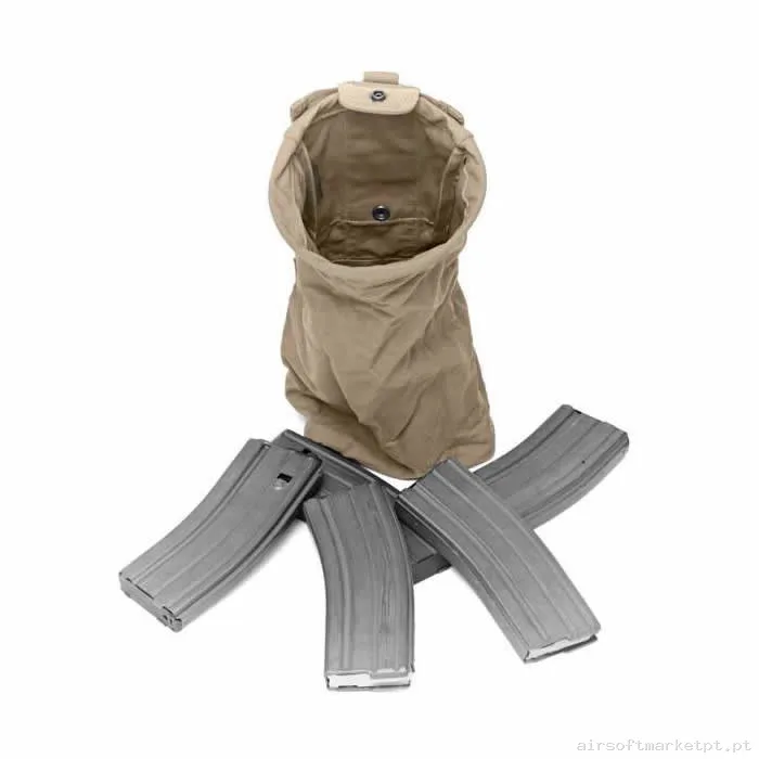 Pouch Bolsa Descarga Enrollable Warrior Assault Slimline Folding Dump Pouch coyote tan — Coletes & Rigs — Airsoft Market PT