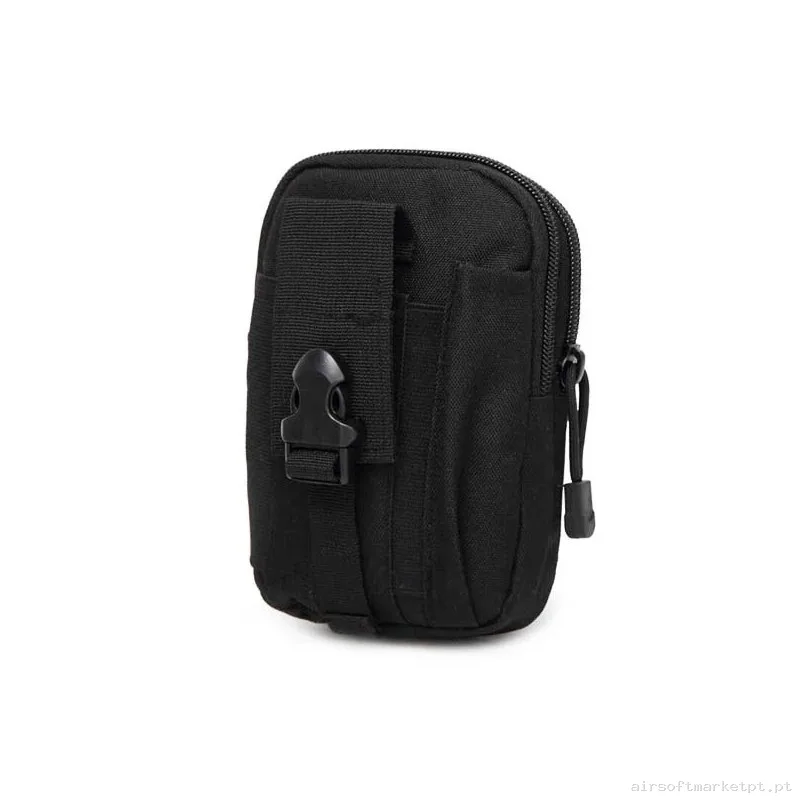 Pouch Con Cremallera Deluxe Molle - Negro — Coletes & Rigs — Airsoft Market PT