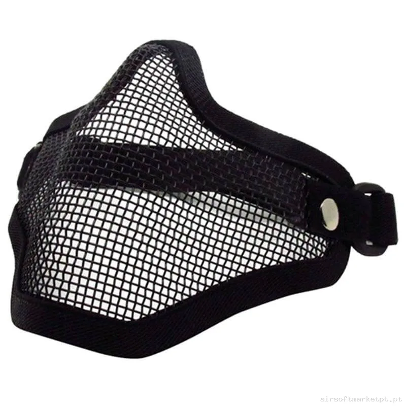 Máscara Proteção Malha Oem Starker II preta — Proteção Ocular & Facial — Airsoft Market PT