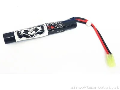 Batería LI-PO 7,4/1500 Raccoon — Baterias & Carregadores — Airsoft Market PT