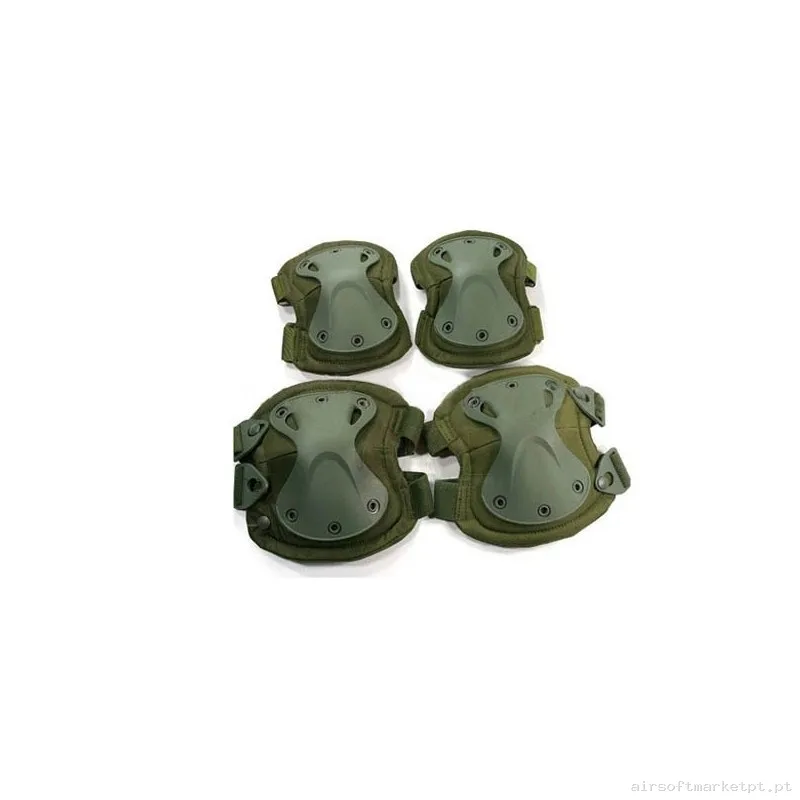 Rodilleras y Coderas - OD Verde — Vestuário (Fardas) — Airsoft Market PT