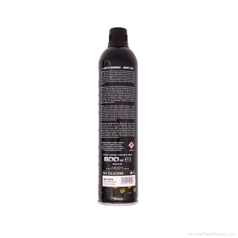 Botella Green Gas Arsenic Iron 12kg sin silicona — Gás & CO2 — Airsoft Market PT (foto 3)