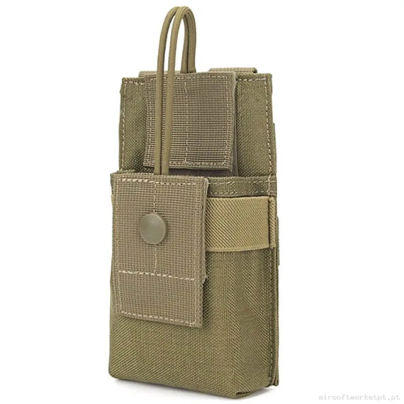 Magazine Pouch Portaradio Oem Corto 1000d tan — Coletes & Rigs — Airsoft Market PT
