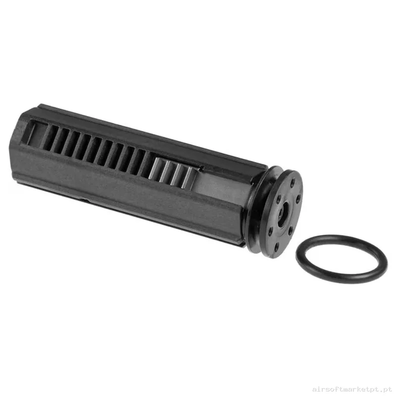 Interno Pistão AEG 14 Dentes Reforçado + Cabeça do Pistão Krytac Polímero — Peças Internas (AEG) — Airsoft Market PT