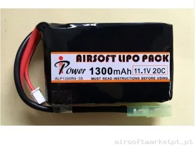 Batería LI-PO 11,1/1300 iPower — Baterias & Carregadores — Airsoft Market PT