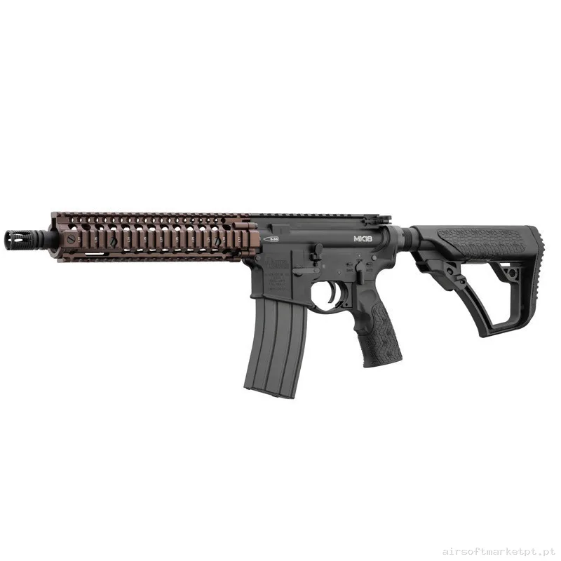 Réplica Daniel Defense MK18 RIS2 GBBR Double Eagle — Rifles de Assalto (AR/M4/AK) — Airsoft Market PT