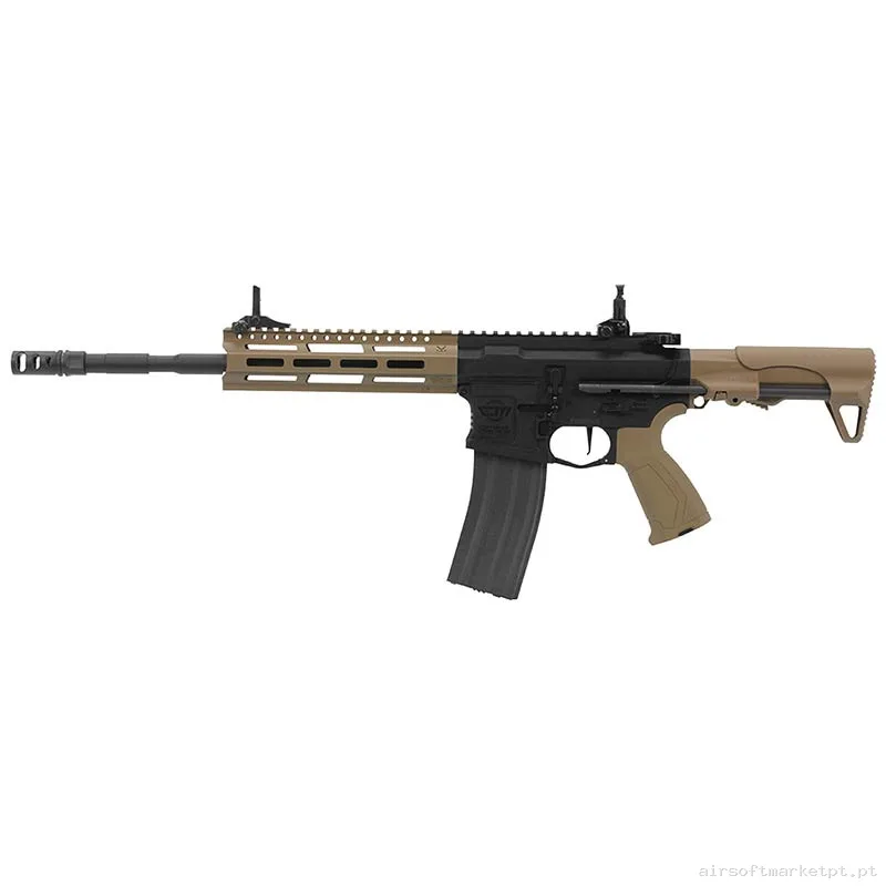 Réplica AEG M4 G&G Cm16 Raider L 2.0e ETU Gatilho Electrónico negra/Tan — Rifles de Assalto (AR/M4/AK) — Airsoft Market PT