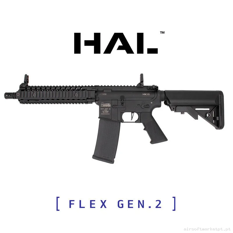 Réplica Specna Arms mk18 Daniel Defense Sa-F19 Flex Gen2 Hal Etu Negro — Rifles de Assalto (AR/M4/AK) — Airsoft Market PT