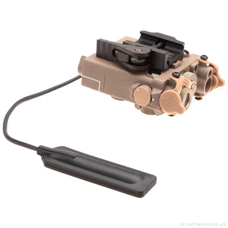 Externo An/Peq Dbal Wadsn Illuminator Laser verde+Ir Terracota Escura — Acessórios & Componentes — Airsoft Market PT
