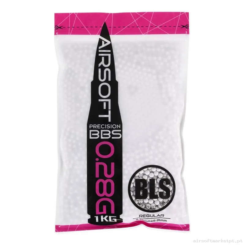BBs 0.28g Bls Precisão Munição 1kg Brancas — Munição (BBs) — Airsoft Market PT