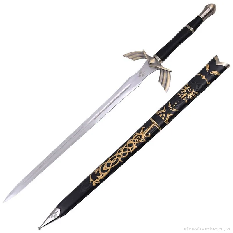 Espada Ornamental Estilo the Legend of Zelda ZS585-2BK preta — Ferramentas — Airsoft Market PT