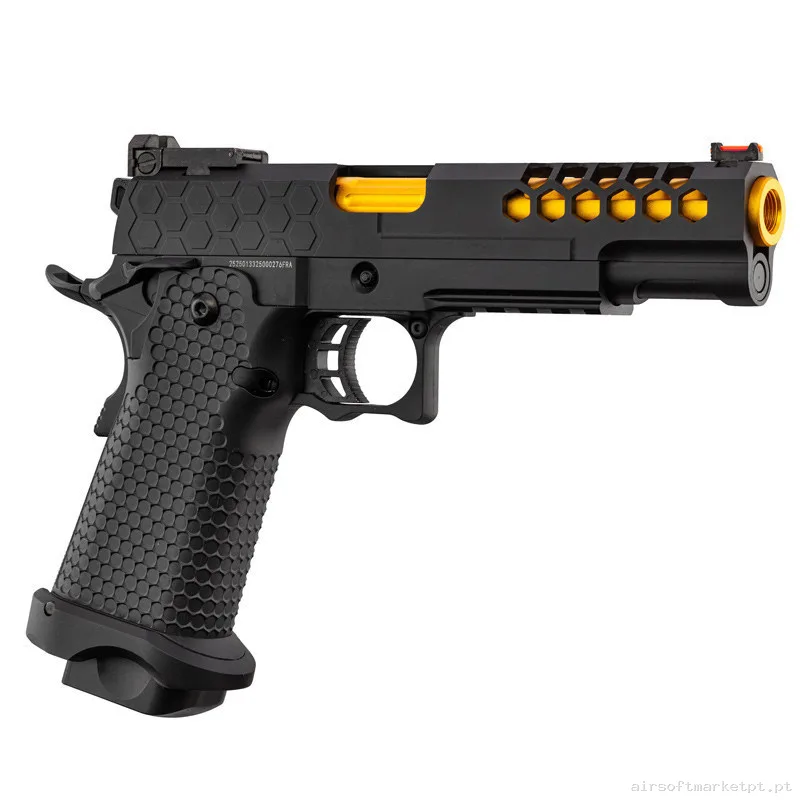 Pistola Golden Eagle GBB Hi-Capa Negra/Dorada — Pistolas — Airsoft Market PT