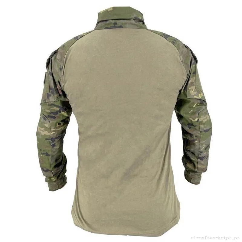 Camiseta Combate Conquer Dlx Boscoso Pixelado - XS — Vestuário (Fardas) — Airsoft Market PT (foto 2)