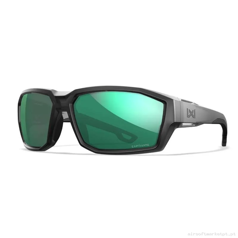 Óculos Wiley X Alpine Captivate verde Polarizado Negras — Proteção Ocular & Facial — Airsoft Market PT