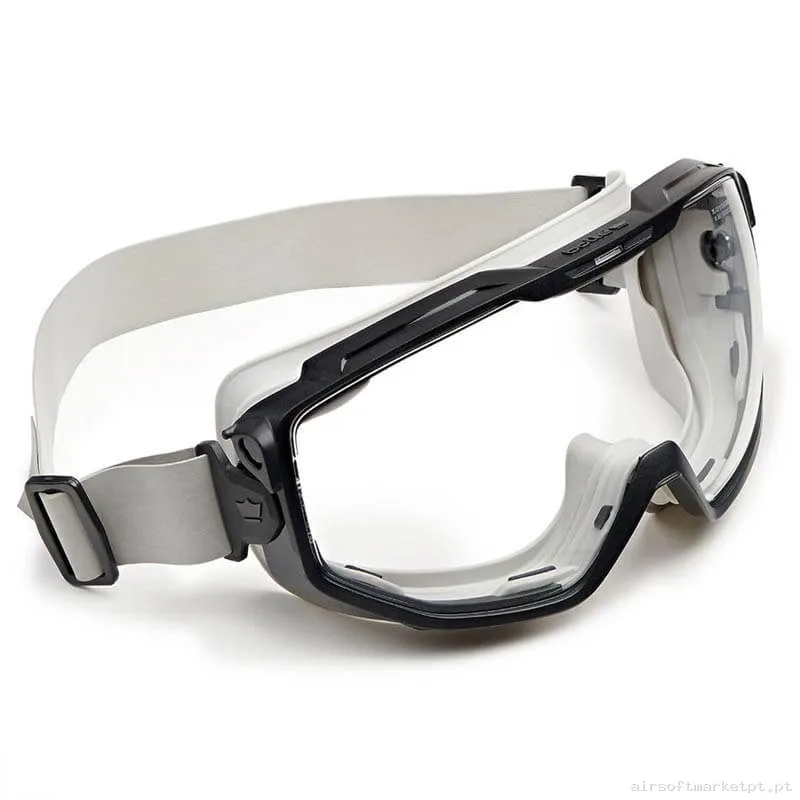 Óculos de Tela Bolle Universal Pc 13w Transparentes preto/branco — Proteção Ocular & Facial — Airsoft Market PT