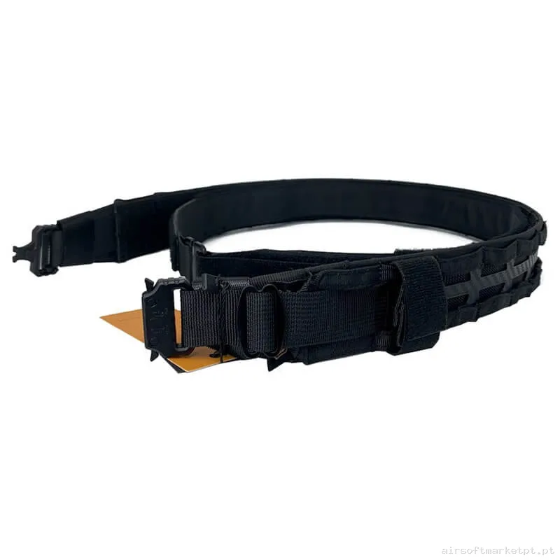 Cinturão tático MOLLE Conquer Fs Belt preto — Gear Táctico — Airsoft Market PT