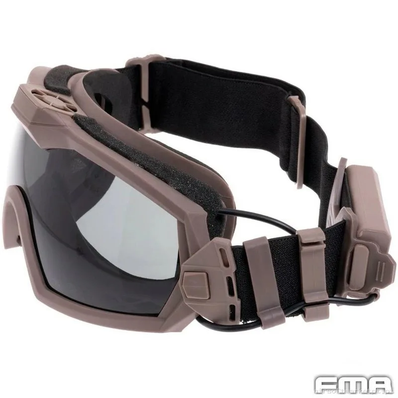 Gafas FMA con ventilador Central Tan — Proteção Ocular & Facial — Airsoft Market PT (foto 3)