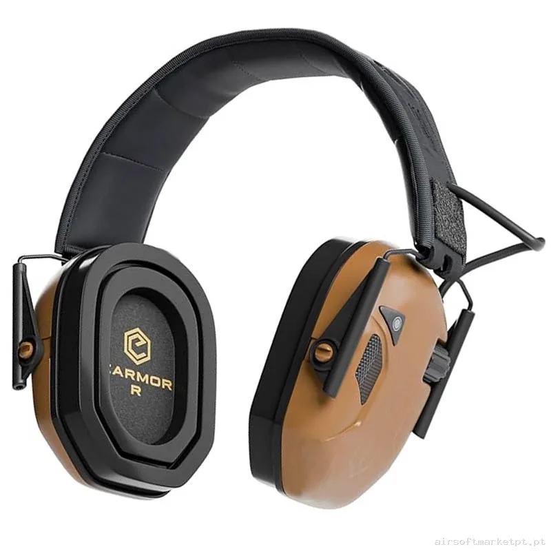 Protetor Auditivo Earmor M300t coyote — Rádios & Comunicação — Airsoft Market PT