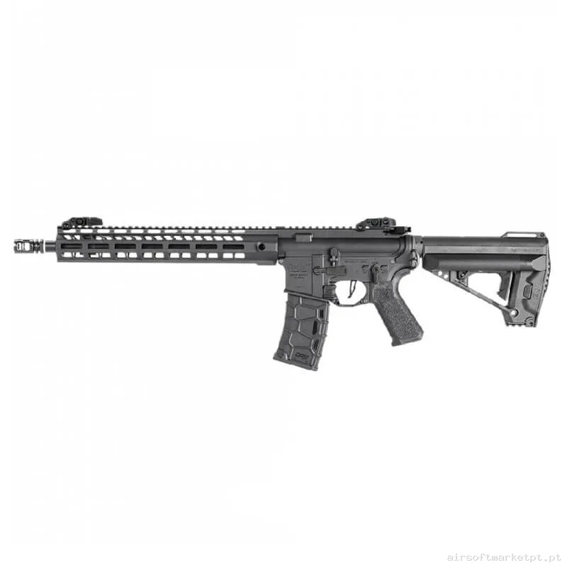 Réplica airsoft AEG M4 VFC Avalon Saber Carbine preta (Gate Aster) — Rifles de Assalto (AR/M4/AK) — Airsoft Market PT