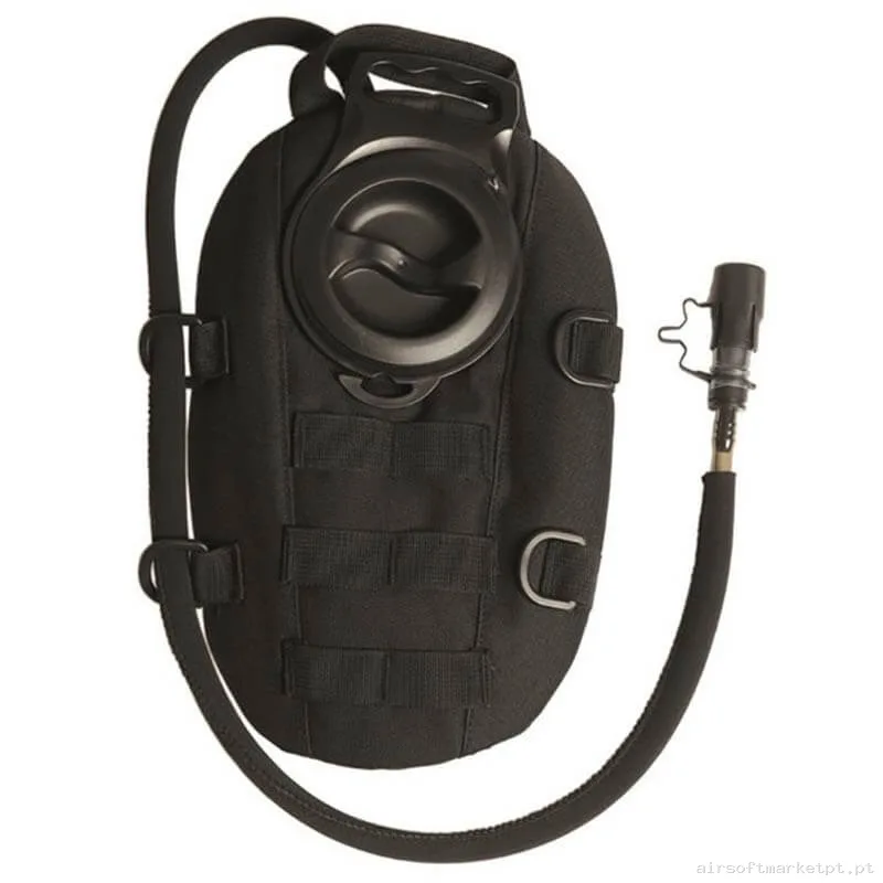 Camelbak+Bolsa Água Mil-Tec Hydratation Pack 1l negro — Coletes & Rigs — Airsoft Market PT