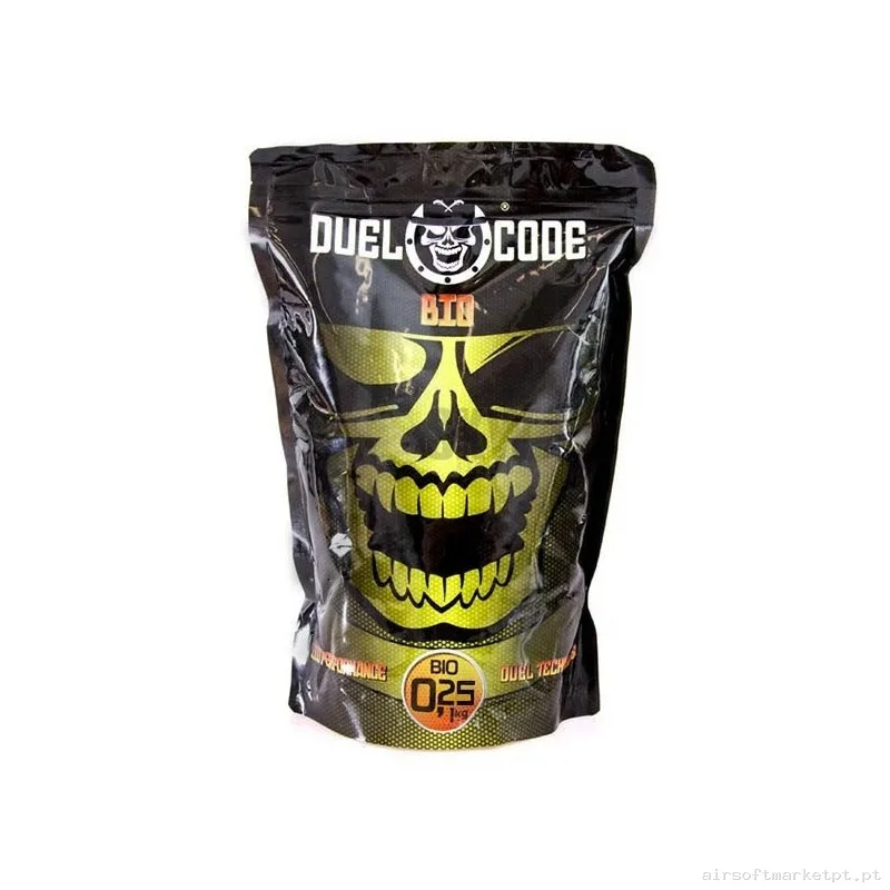 Bolas 0.25g Duel Code Bio blancas 1KG — Munição (BBs) — Airsoft Market PT
