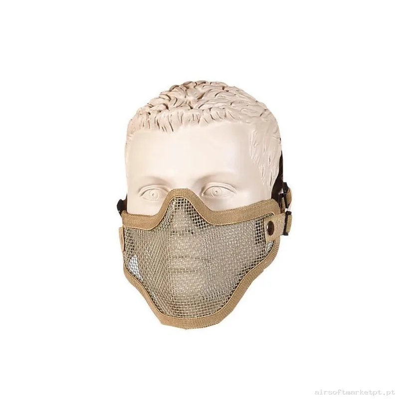 Máscara Airsoft Tan — Proteção Ocular & Facial — Airsoft Market PT
