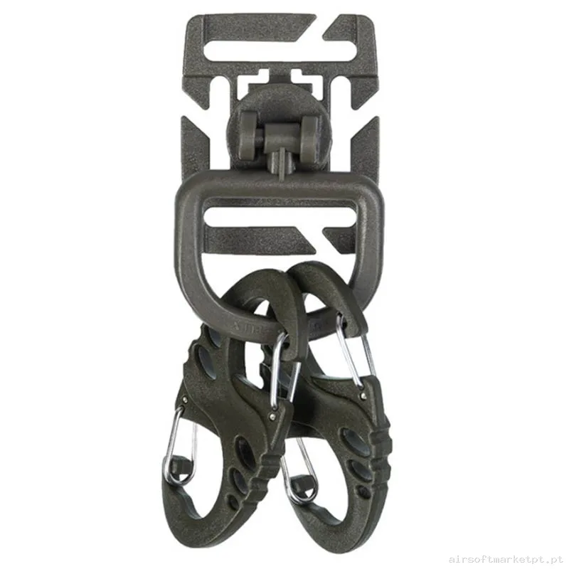 Mosqueton C/ Hebilla MOLLE Mil-Tec Conjunto Tático Ultimate verde od — Outros — Airsoft Market PT