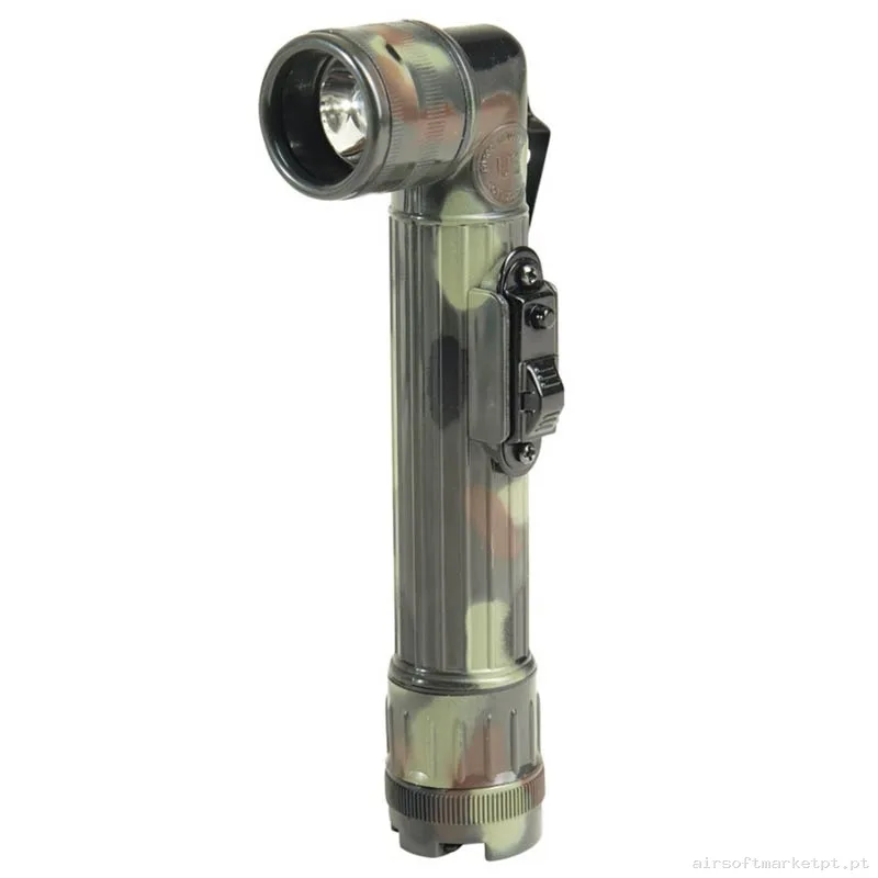 Lanterna Militar Acodada Mil-Tec Us Anglehead Flashlight Flecktarn — Lanternas & Lasers — Airsoft Market PT