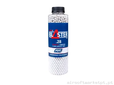 Bbs muniçao 0,28 PVC Alpha Blaster ASG — Munição (BBs) — Airsoft Market PT