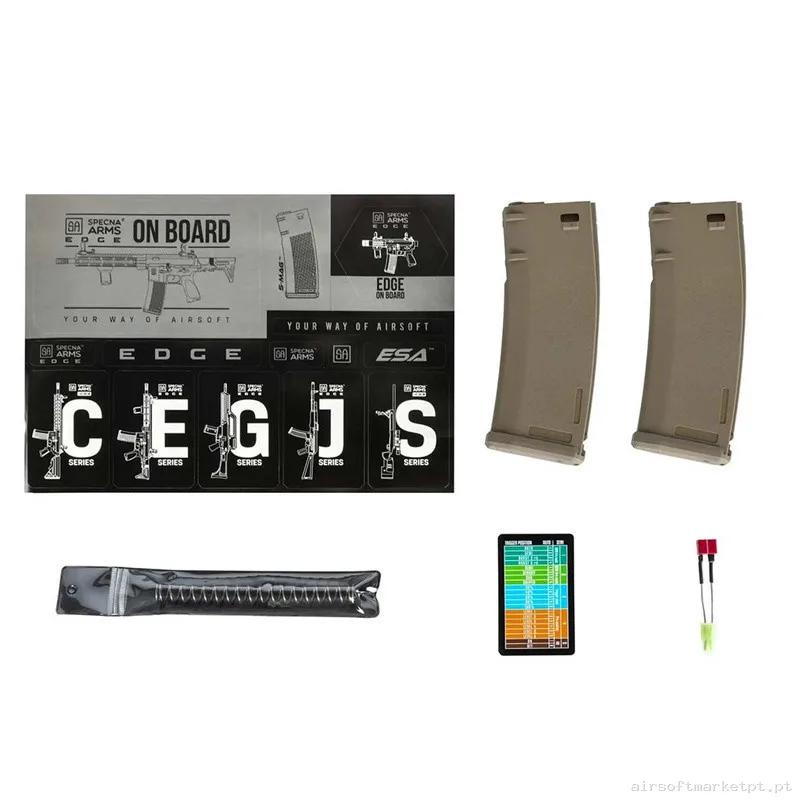 Specna Arms RRA SA-E14-H Edge Hal2 Gen2 Bluetooh negro tan — Rifles de Assalto (AR/M4/AK) — Airsoft Market PT (foto 6)