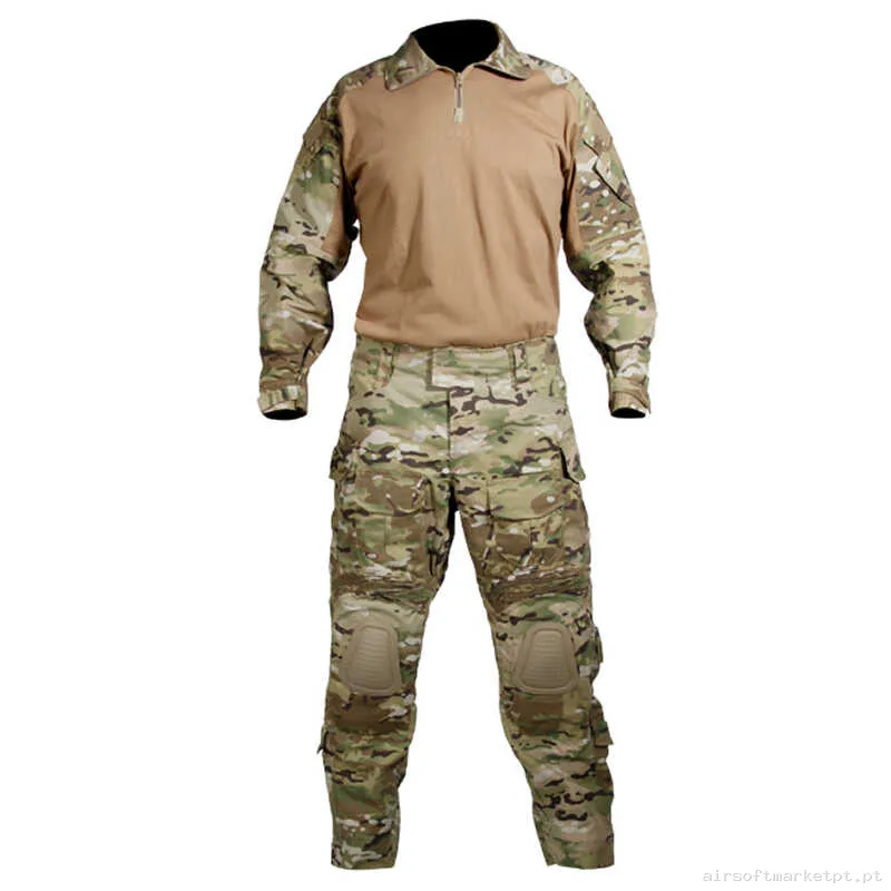 Uniforme Completo Combate Delta Tactics Estilo multicam — Vestuário (Fardas) — Airsoft Market PT