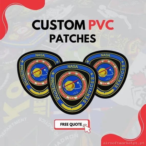 CUSTOMIZE YOUR DESIGN | Premium 3D PVC Patches 🔥 — Vestuário (Fardas) — Airsoft Market PT