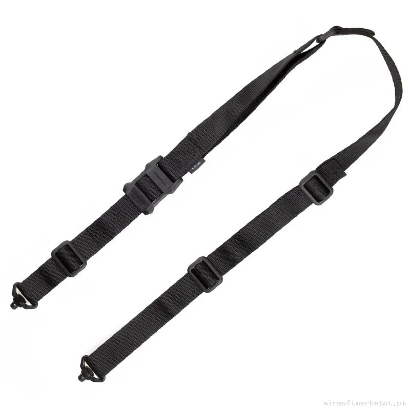 Correia Tática 2 Pontos Magpul Ms1 Qdm Sling preta — Gear Táctico — Airsoft Market PT
