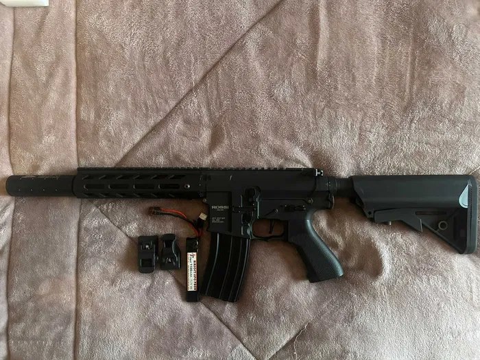 Réplica Rossi sentinel + upgrades — Rifles de Assalto (AR/M4/AK) — Airsoft Market PT