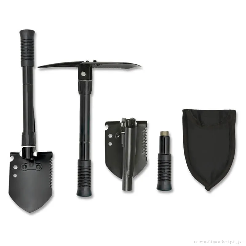 Pala Albainox com Pico Survival 40cm — Ferramentas — Airsoft Market PT